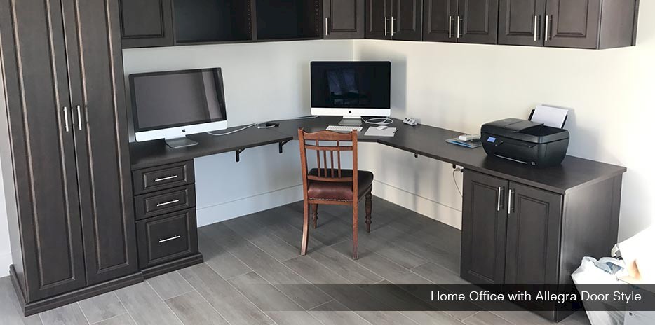 Home Office with Allegra Door Style